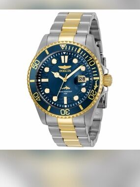 Invicta Blue and Gold Two-Tone Dive Watch